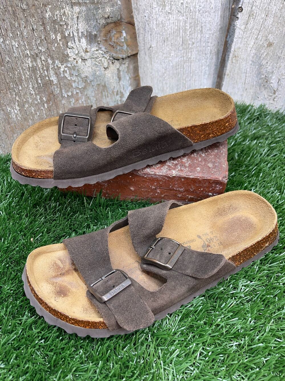 Birkenstock Betula Arizona Brown Suede EU37 Women's 6 Narrow